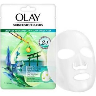 Olay Olay Skinfusion Mask Deep sea algae healthy aura sheet mask