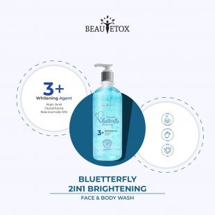 Beautetox Bluetterfly 2in1 Brightening Face and Body Wash 