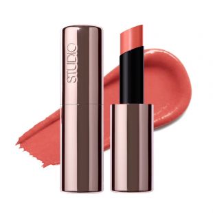 the SAEM Studio Pro Shine Lipstick Orange Ale (OR01)