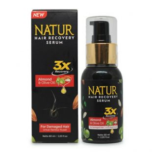 Natur Hair Recovery Serum Almond and Olive Oil