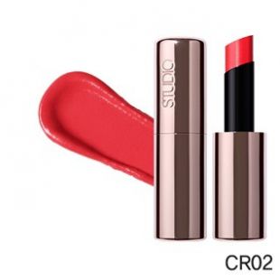 the SAEM Studio Pro Shine Lipstick Festa Coral (CR02)