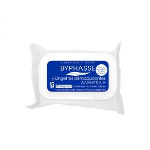 Byphasse Make-Up Remover Waterproof Wipes Sensitive Skin 