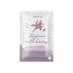 Clayrs Saffron with Honey Wash Off Mask 