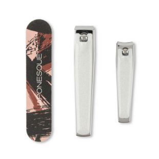 JAPONESQUE NAIL CLIPPERS & SALON BOARD NATURAL SHIMMER 