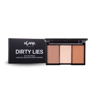 Klara Cosmetics Contour, Bronze, Blush Dirty Lies