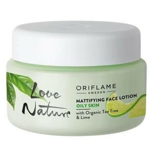 Oriflame Love Nature Mattifying Face Lotion Tea Tree & Lime