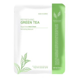 VeraClara Royal Prime Sheet Mask Refreshing Green Tea