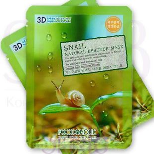 Foodaholic 3D Shape Natural Pulp Mask Snail