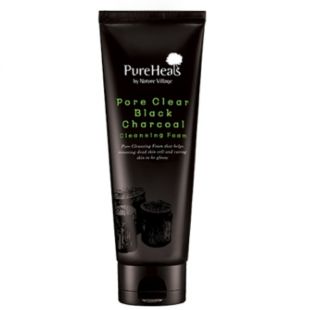 PureHeals Pore Clear Black Charcoal Cleansing Foam 