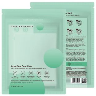 Dear Me Beauty 4% Niacinamide + Probiotic + Cica + Grapefruit Extract Face Mask 