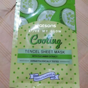 Watsons Love My Glow 'Cooling' Tencel Sheet Mask with Cucumber extract 