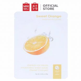 Miniso ENERGY OF FRUITS HYDRATING SHEETMASK SWEET ORANGE RADIANCE BOOSTING