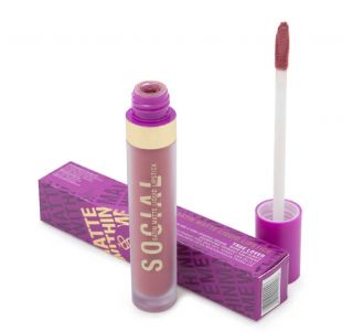 Social Cosmetics Social Satin Matte Liquid Lipstick Tru Lover