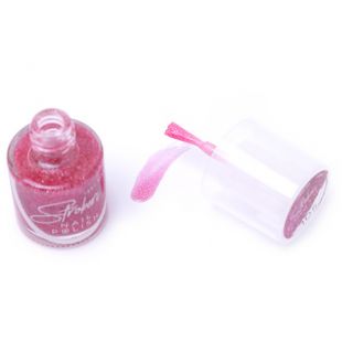 Stroberi Nail Polish Glitter Pink 105