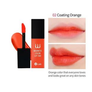 W.DRESSROOM W Magnetic Color Lip Tint 02 Coating Orange