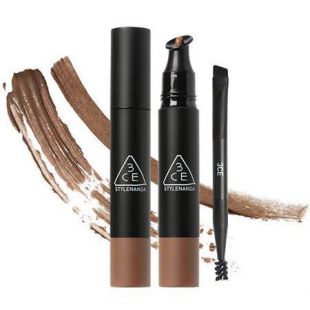 3CE Water Proof Cream Brow & Brow Mascara Copper Brown