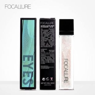 Focallure Metallic Glitter and Glow Liquid Eyeshadow 01 Diamond