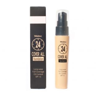 Mistine 24 Cover all Foundation Medium Skin F2