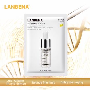 Lanbena Six Peptides Facial Serum Mask 