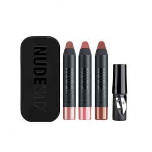 Nudestix Nude Matte Lip Kit Purity Belle Kiss