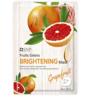 SNP Fruit Gelato Brightening Mask Grapefruit