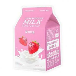 APIEU Milk One Pack Mask Sheet Strawberry