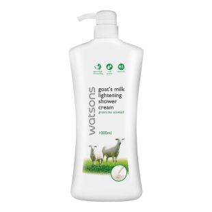 Watsons Goats Milk Lightening Shower Cream Green Tea Scented
