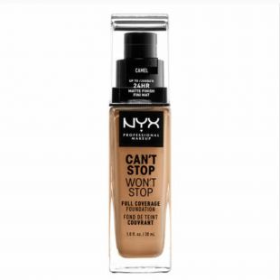 NYX Cant Stop Wont Stop Full Coverage Foundation Camel
