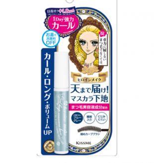 Kiss Me Heroine Make Curl Keep Mascara Base long Lengthening Blue Gray