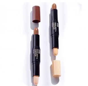 Make Over Highlight and Contour Stick Duo Light Shimmer