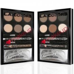 L.A. Colors I Heart Makeup Brow Palette Light to Medium