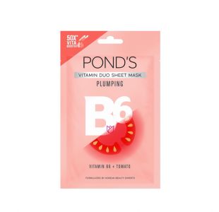 Pond's Vitamin Duo Sheet Mask Tomato + Vitamin B6 (Plumping)
