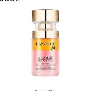 Lancome absolue precious cells rose drop night peel concentrate 