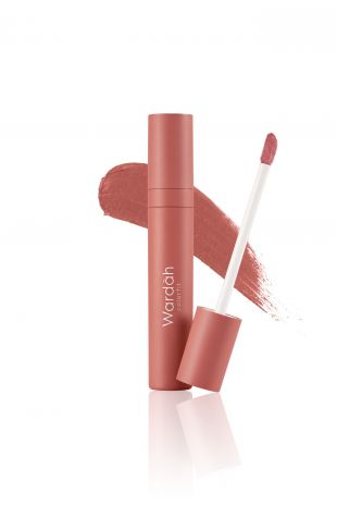 Wardah Colorfit Velvet Matte Lip Mousse 08 Brown Creator