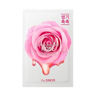 the SAEM Natural Mask Sheet Rose