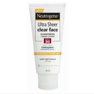 Neutrogena Ultra Sheer Clear Face Sunscreen SPF 30