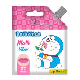 Vienna Doraemon Matte Vibes Lip Cream 07 Unicorn