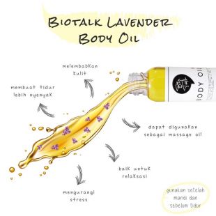 Biotalk.id Body Oil Lavender