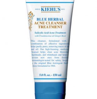 Kiehl's Blue Herbal Acne Cleanser Treatment Blemish cleanser treatment
