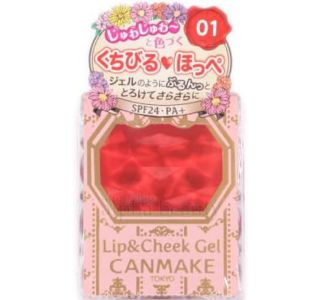 CANMAKE Lip & Cheek Gel 01 Strawberry Mousse