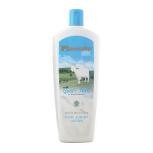Placenta Double Moisturizing Hand and Body Lotion with Goat's Milk and Whitening 