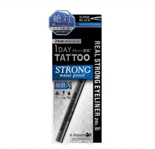 K-Palette 1 Day Tattoo Real Strong 24H Eyeliner Waterproof Super Black Black