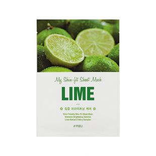 APIEU My Skin Fit Sheet Mask Lime