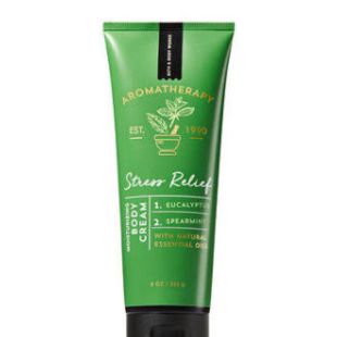 Bath and Body Works Aromatherapy Body Cream Stress Relief : Eucalyptus & Spearmint