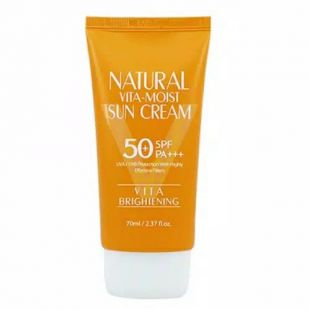 3W CLINIC Natural Vita-Moist Sun Cream SPF50+ PA+++ 