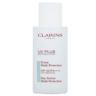 Clarins UV PLUS anti-pollution sunscreen multi-protection broad spectrum SPF 50 fairness