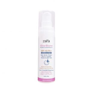 Zalfa Natural Glow Biome Peptide Sunscreen Serum 