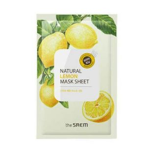 the SAEM natural lemon mask sheet lemon
