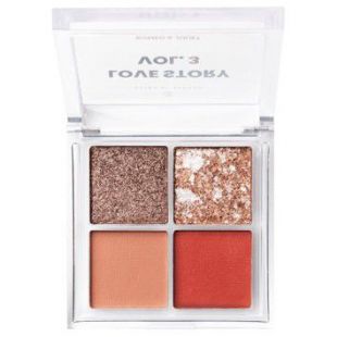 SAINT by Sandra  Quadra Eyeshadow Palette Love Story Capt. Ri & Se-Ri