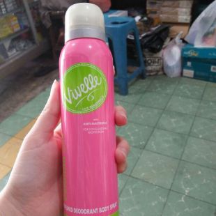 Vivelle anti bactrial body spray pink